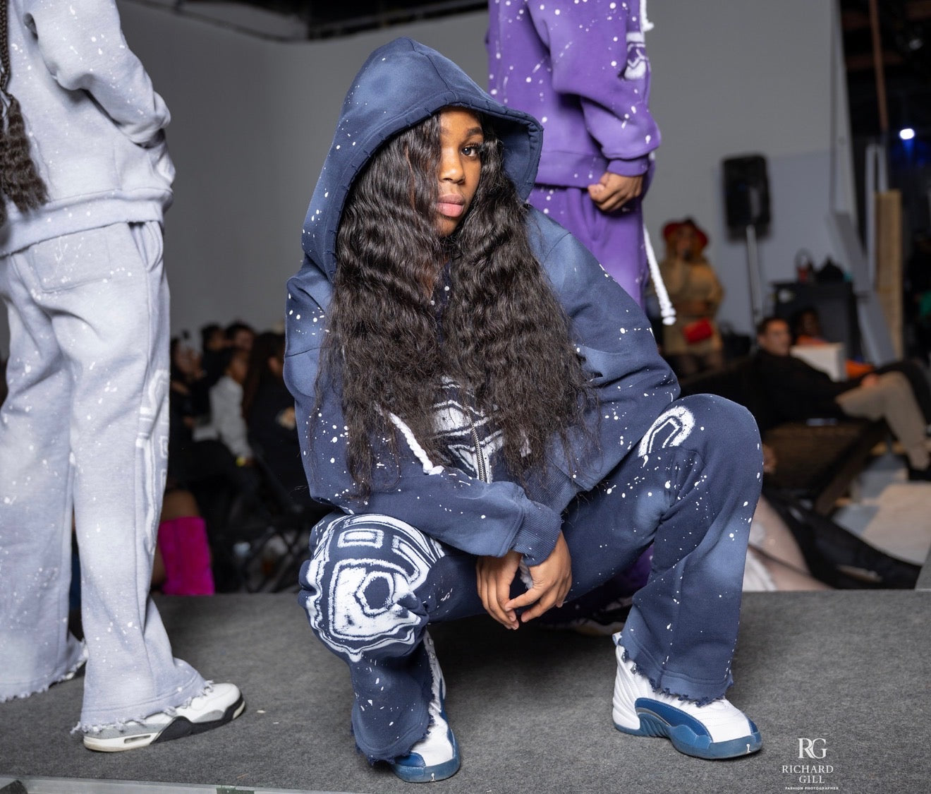 Navy Blue ZipUP & Pants Set